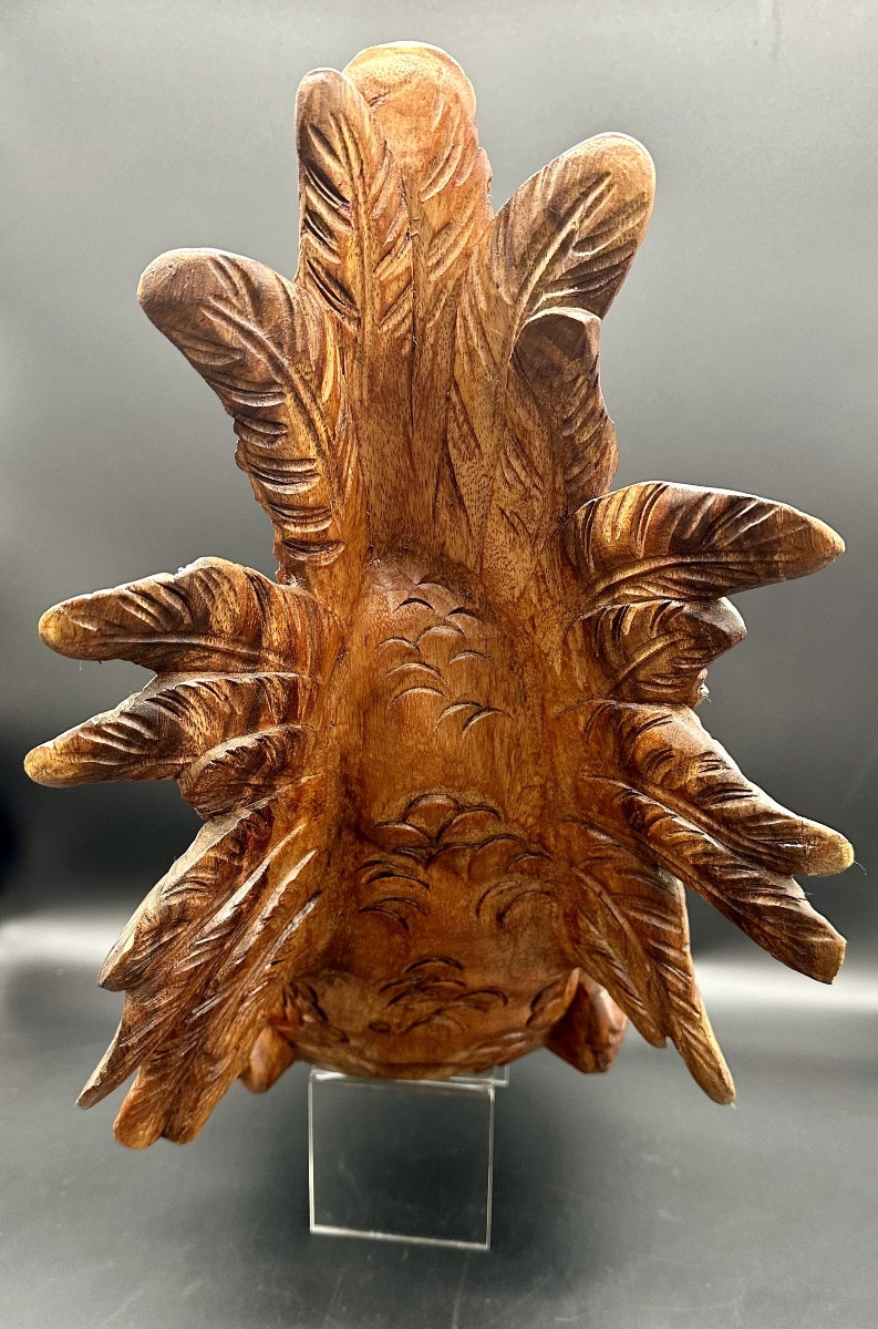 Wooden Sculpture "chicken" - Early 1900s-photo-4