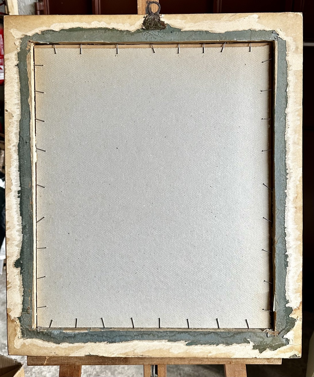 Dessin au crayon, « Silène couronné de vignes » - XIXe siècle-photo-6