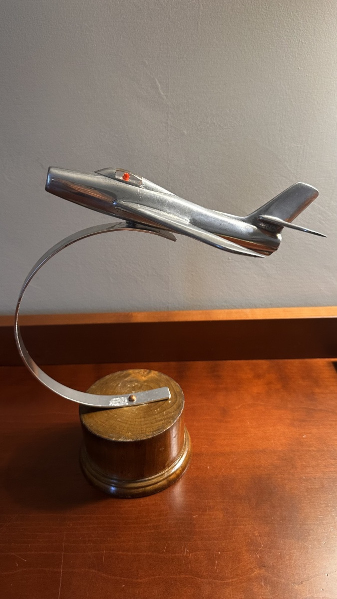 Metal Desk Jet Model – 1950s/1960s-photo-3