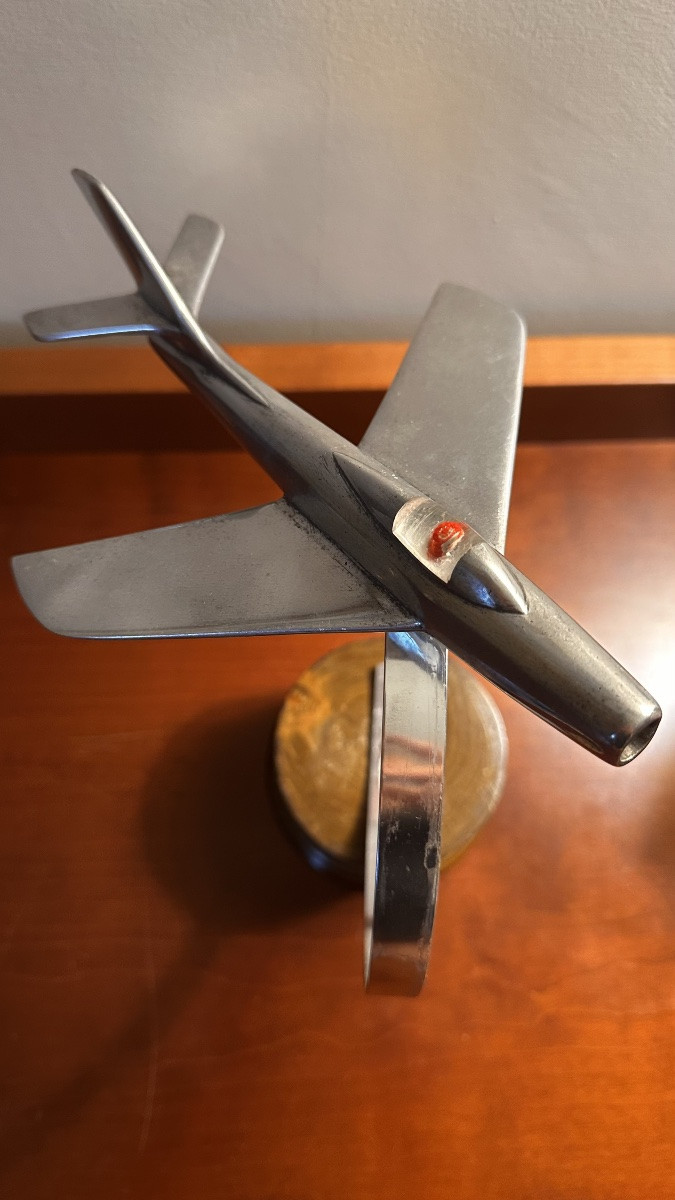 Metal Desk Jet Model – 1950s/1960s-photo-3