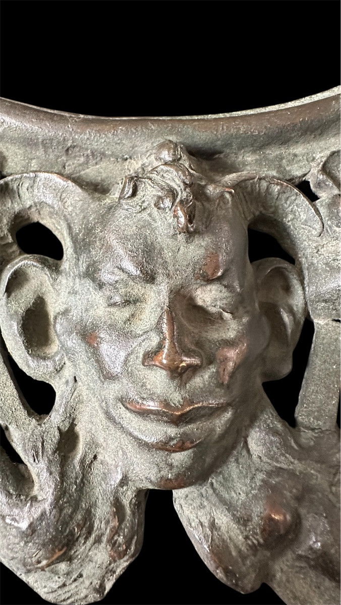Baroque Frame In Chiseled Bronze – 19th Century-photo-5