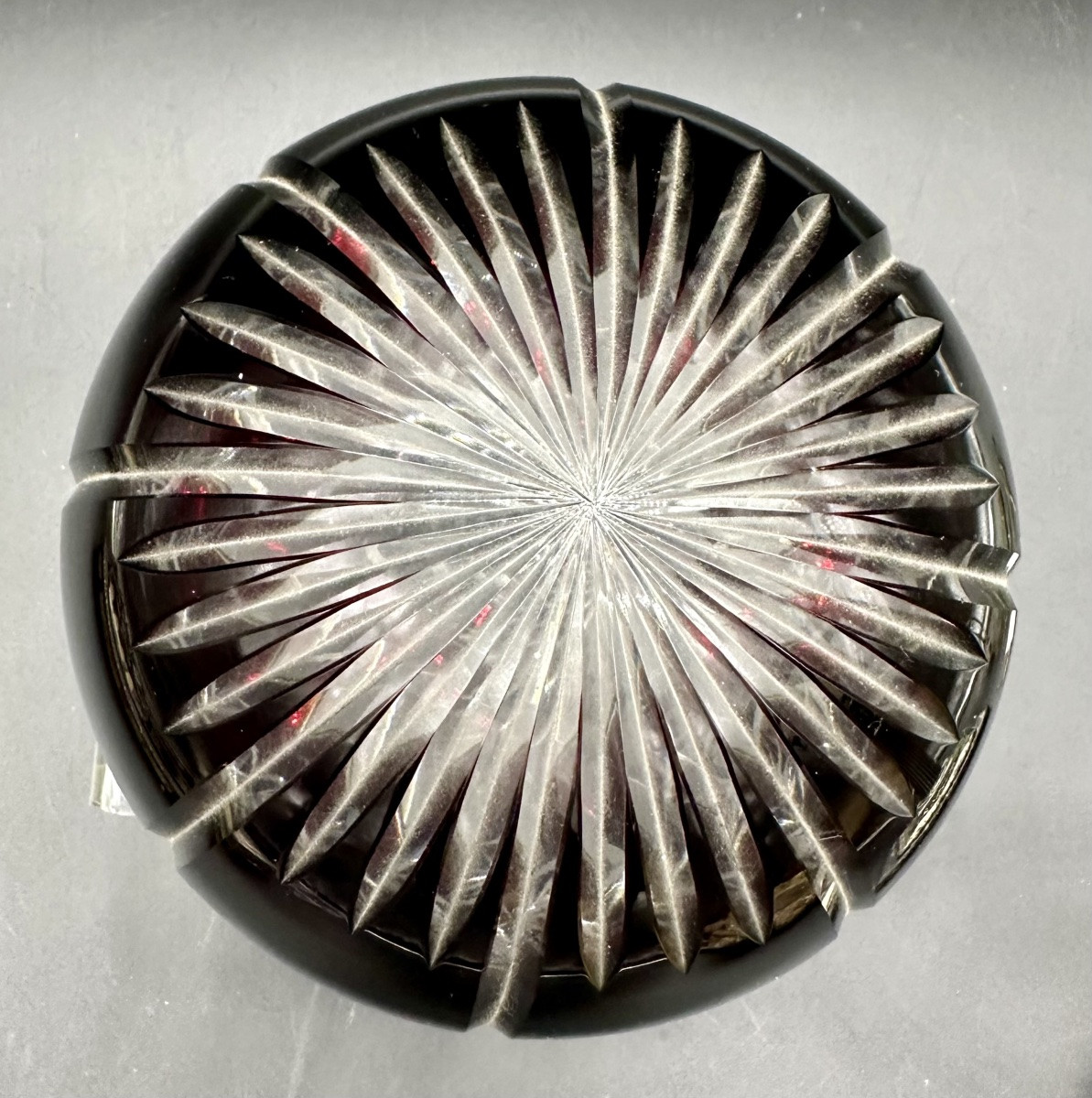 Bohemian Cut Crystal And Silver-plated Metal Table Lamp, Early 20th Century-photo-4