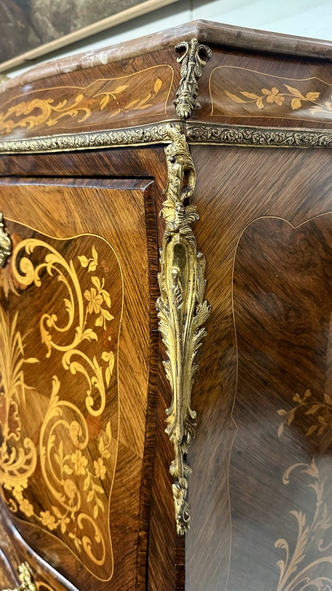 Secrétaire incrusté français – XIXe siècle-photo-6