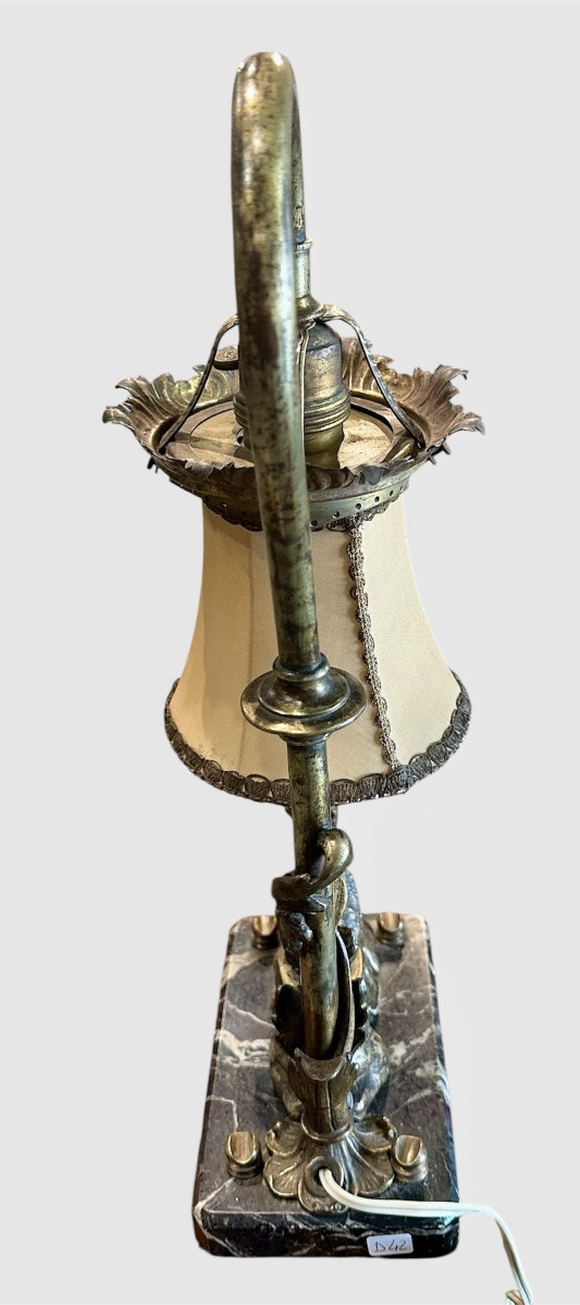 Lampe de table, encrier de style oriental avec chameau – XIXe siècle-photo-2