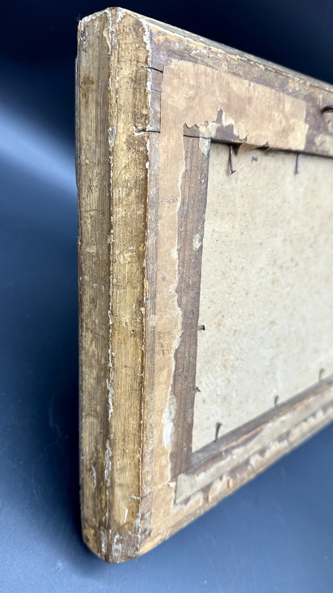 Gravure coloriée « Diane et Cupidon » - Néoclassique-photo-8