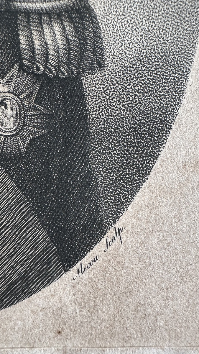 Engraving "general Bertrand" - Louis-philippe.-photo-4