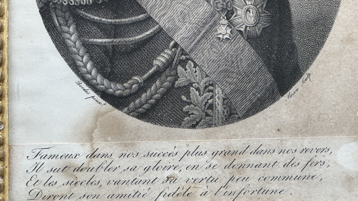Engraving "general Bertrand" - Louis-philippe.-photo-2