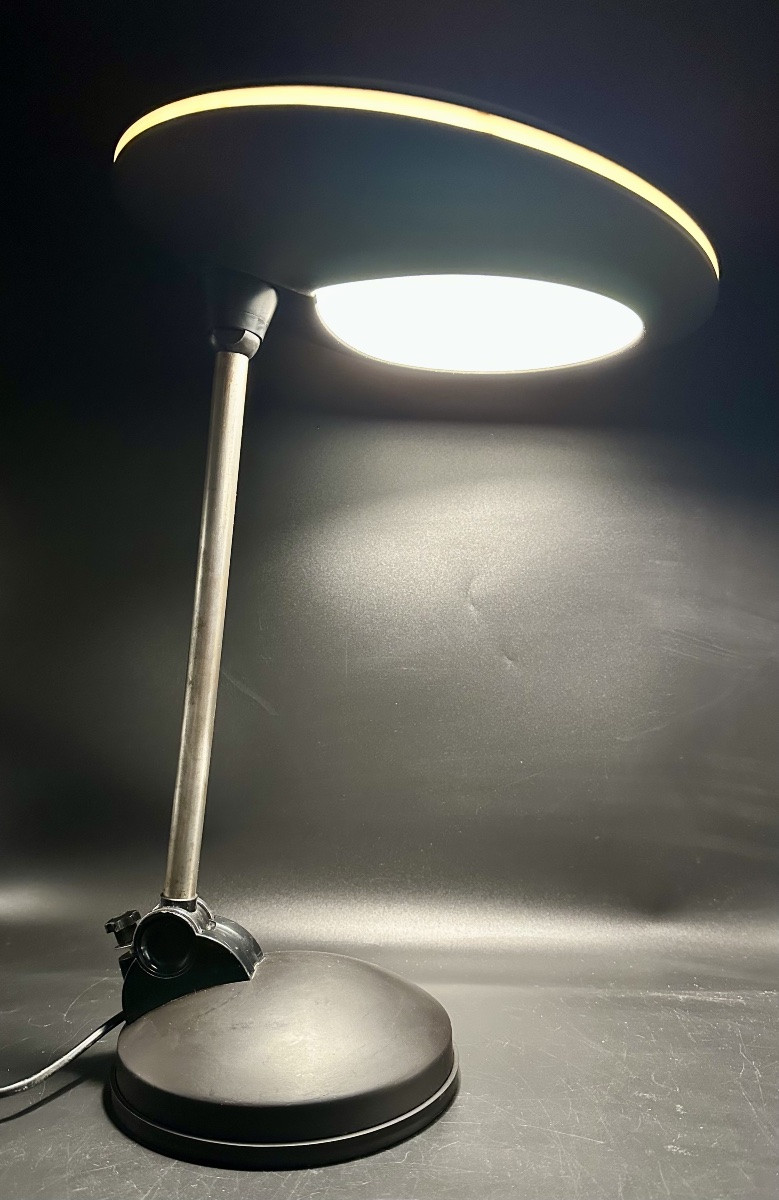 Lampe de table « UFO » - Aluminor (France, années 1970)-photo-3