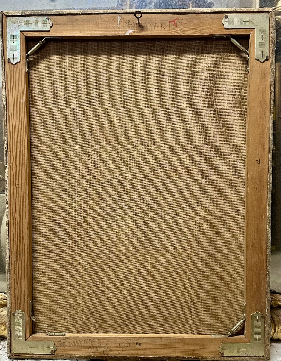 Oil Painting On Canvas, "baby Jesus" - 18th Century-photo-5