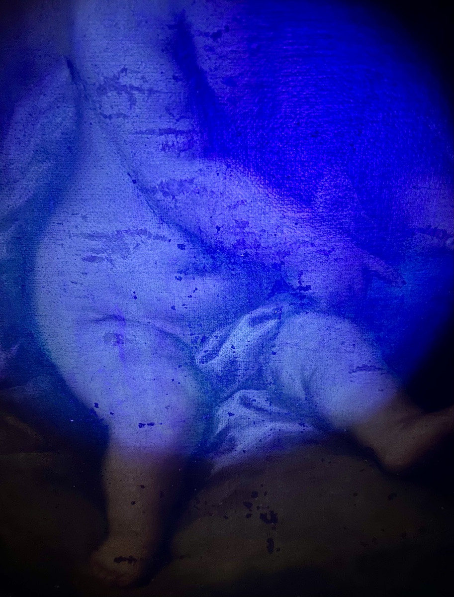 Oil Painting On Canvas, "baby Jesus" - 18th Century-photo-7