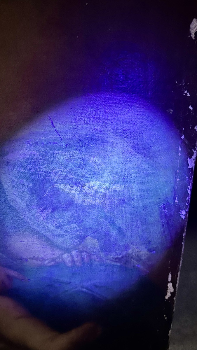 Oil Painting On Canvas, "baby Jesus" - 18th Century-photo-8