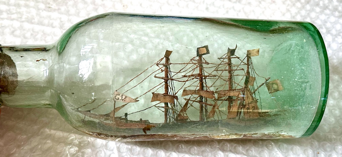 Shop In A Bottle, "miniature Sailing Ship" – 1950s