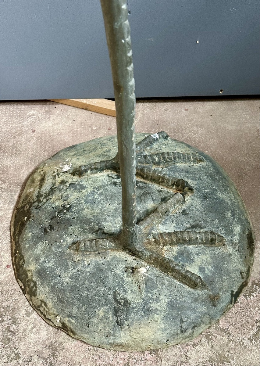 Decorative Bronze Sculpture Depicting A Heron – Early 20th Century-photo-4