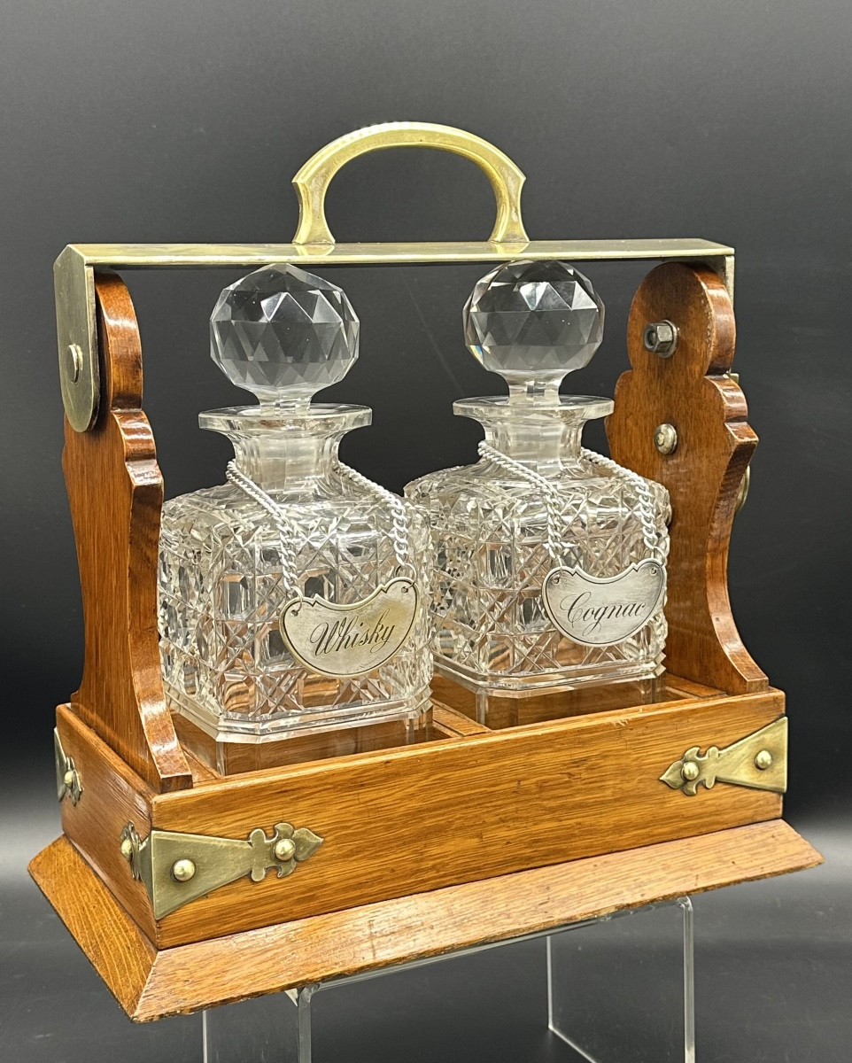 Tantalus, Liqueur Carafes, Bottle Racks  - Victorian Era