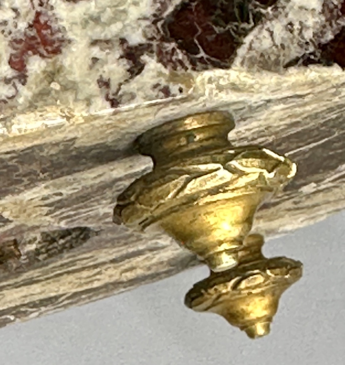 Encrier en bronze doré et marbre brèche – XIXe siècle-photo-6