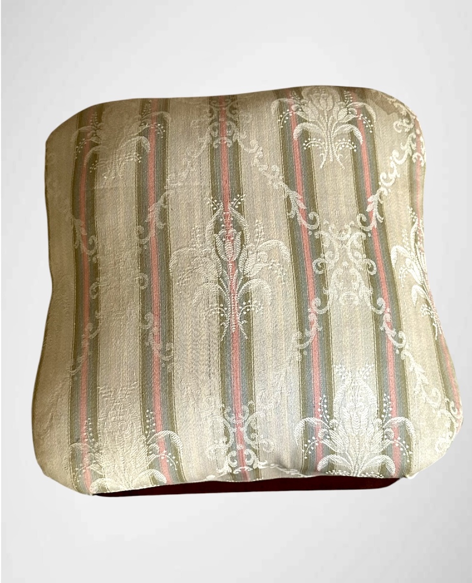 Tabouret rembourré Art Déco Élégant tabouret rembourré de style Art Déco-photo-2