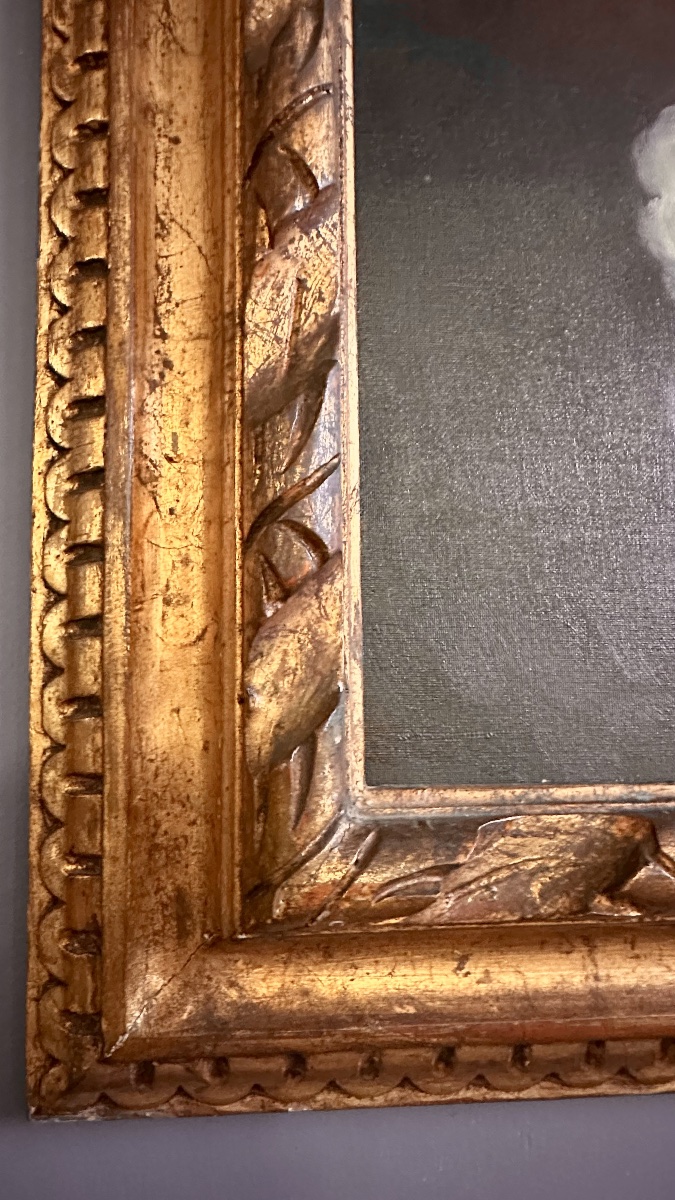 Tableau nature morte, huile sur toile « Vase de fleurs », signé A. Graziani - XXe siècle.-photo-3