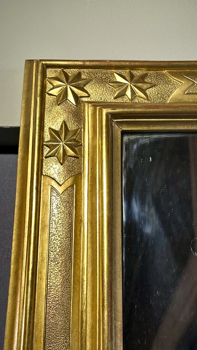 Neoclassical Mirror/frame In Gilded Wood, Late 18th – Early 19th Century-photo-5
