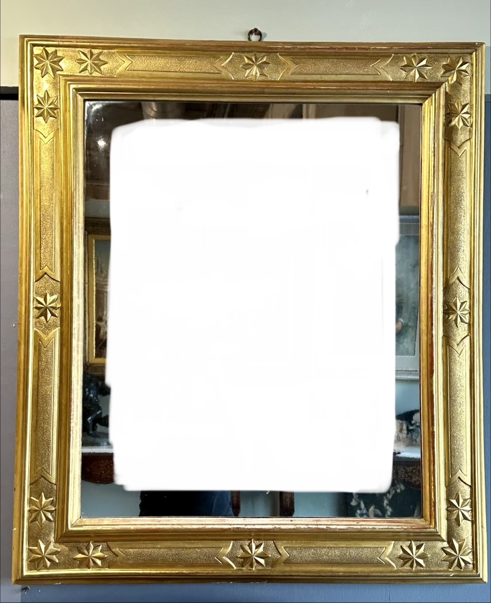 Neoclassical Mirror/frame In Gilded Wood, Late 18th – Early 19th Century