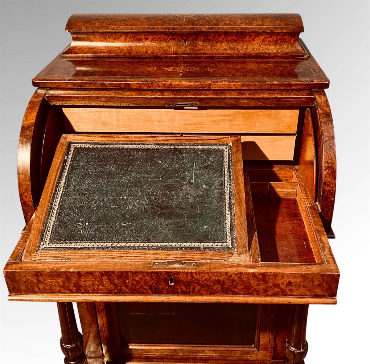 19th-century Victorian Davenport Desk.-photo-4