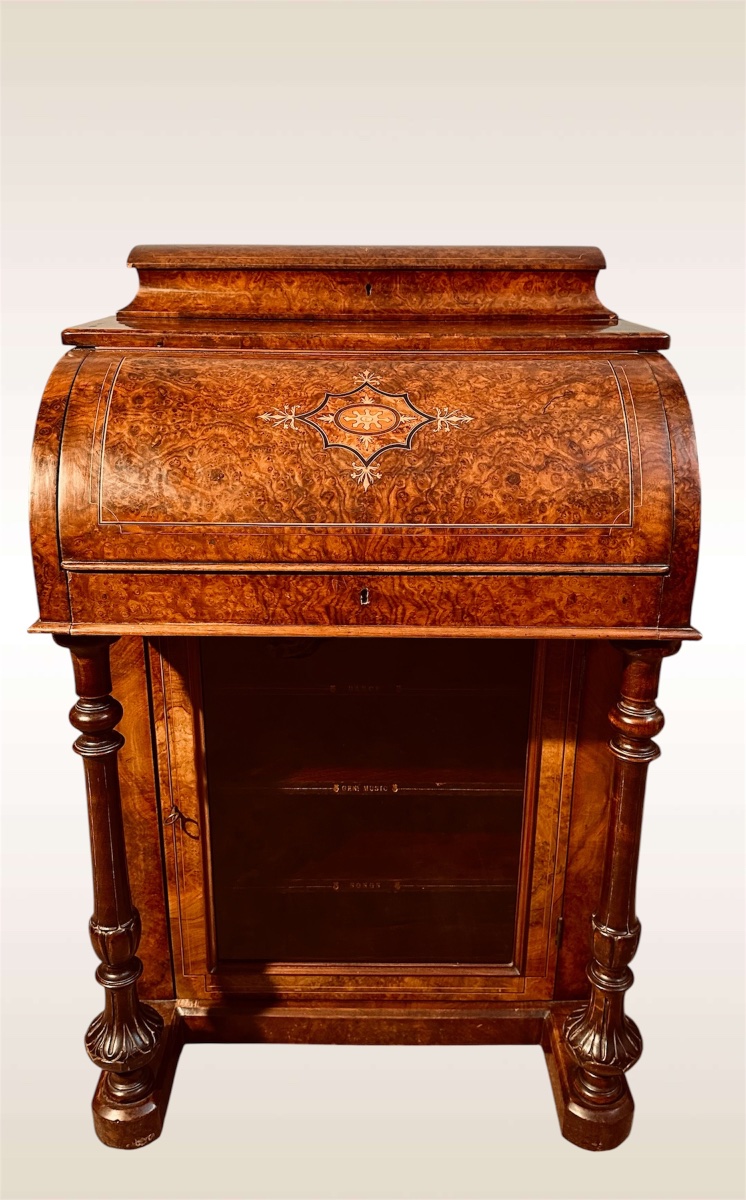 19th-century Victorian Davenport Desk.