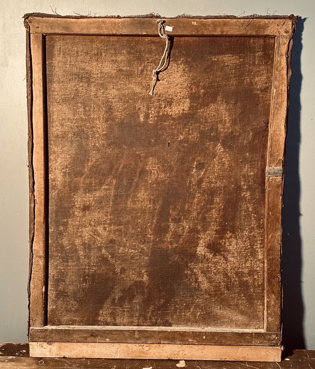 Tableau « Saint François Xavier », huile sur toile - XVIIe siècle.-photo-6