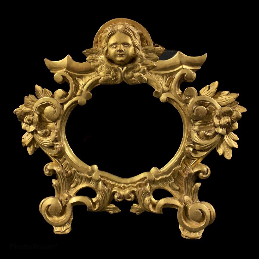 Cartagloria, Cantagloria, Golden Wood Frame - XIX Century