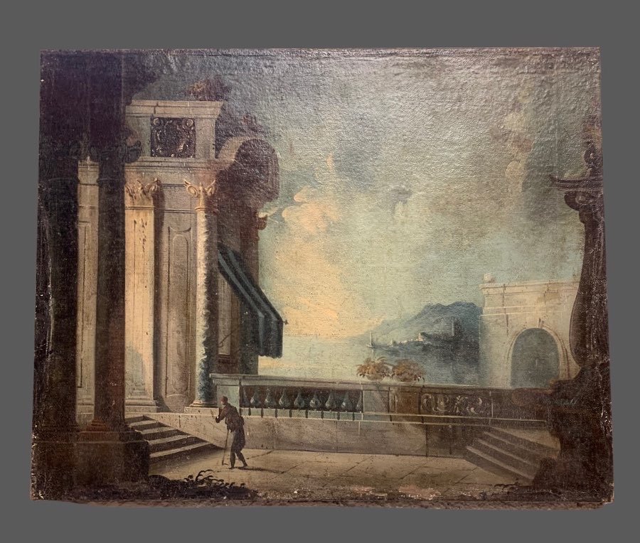 Paintings “capriccio d'Architectures With Figure” - XVII Century