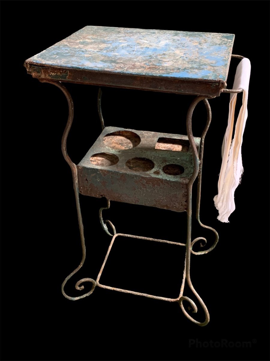 Fascinating Iron Toilet - Early 20th Century.-photo-1