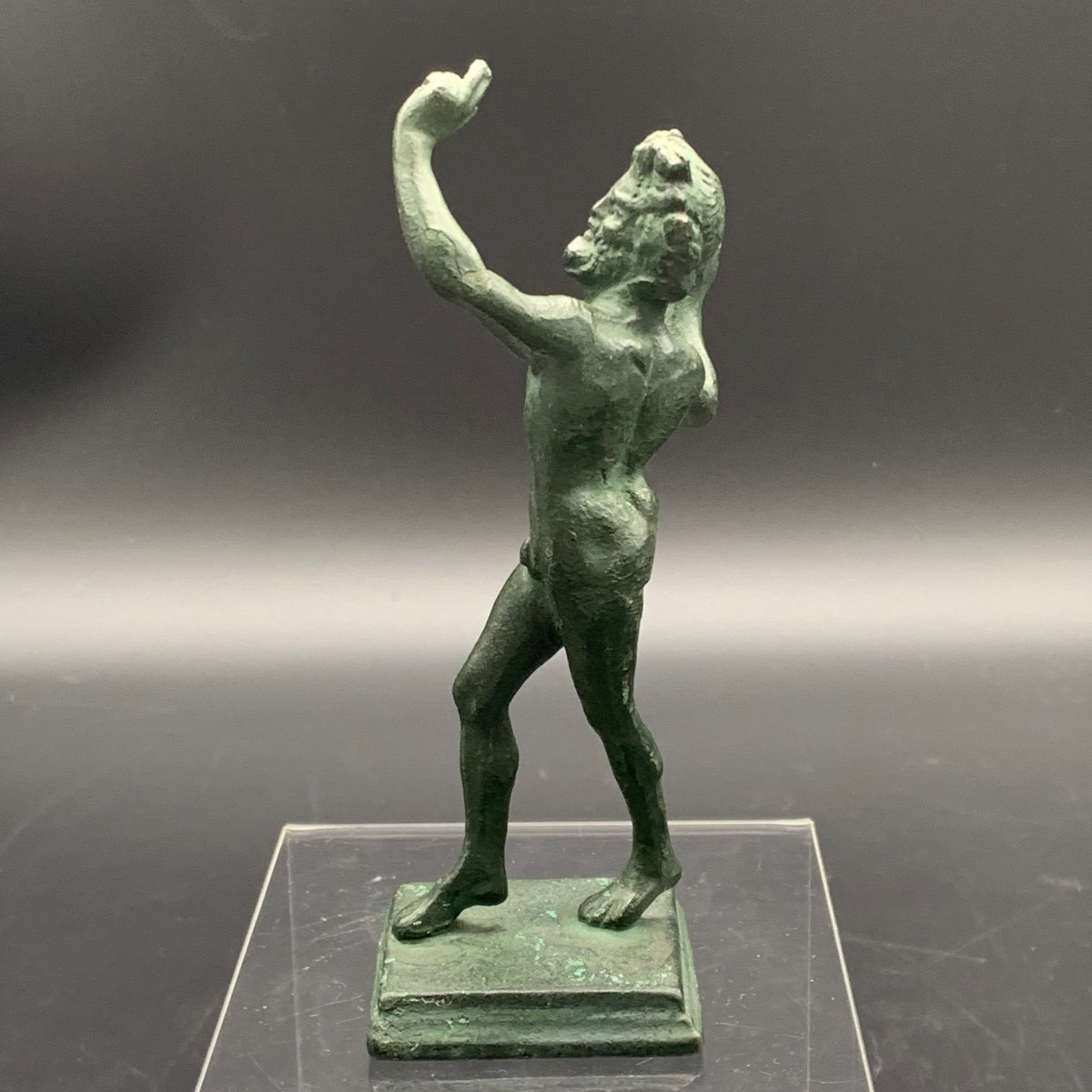 Fauna Dancing In Bronze With Green Patina - Napoleon III-photo-3