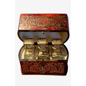 Boulle Perfume Box From The Napoleon 3 Period.