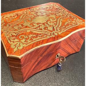 Coffret, Coffret à Bijoux Marqueté - Louis Philippe