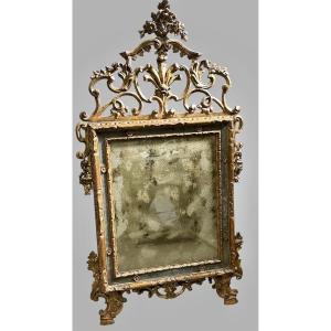 Miroir piémontais Louis XVI, fin du XVIIIe siècle
