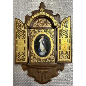 Historicist-style Devotional Home Altar – Vienna, Franz Theyer Workshop, Circa 1860