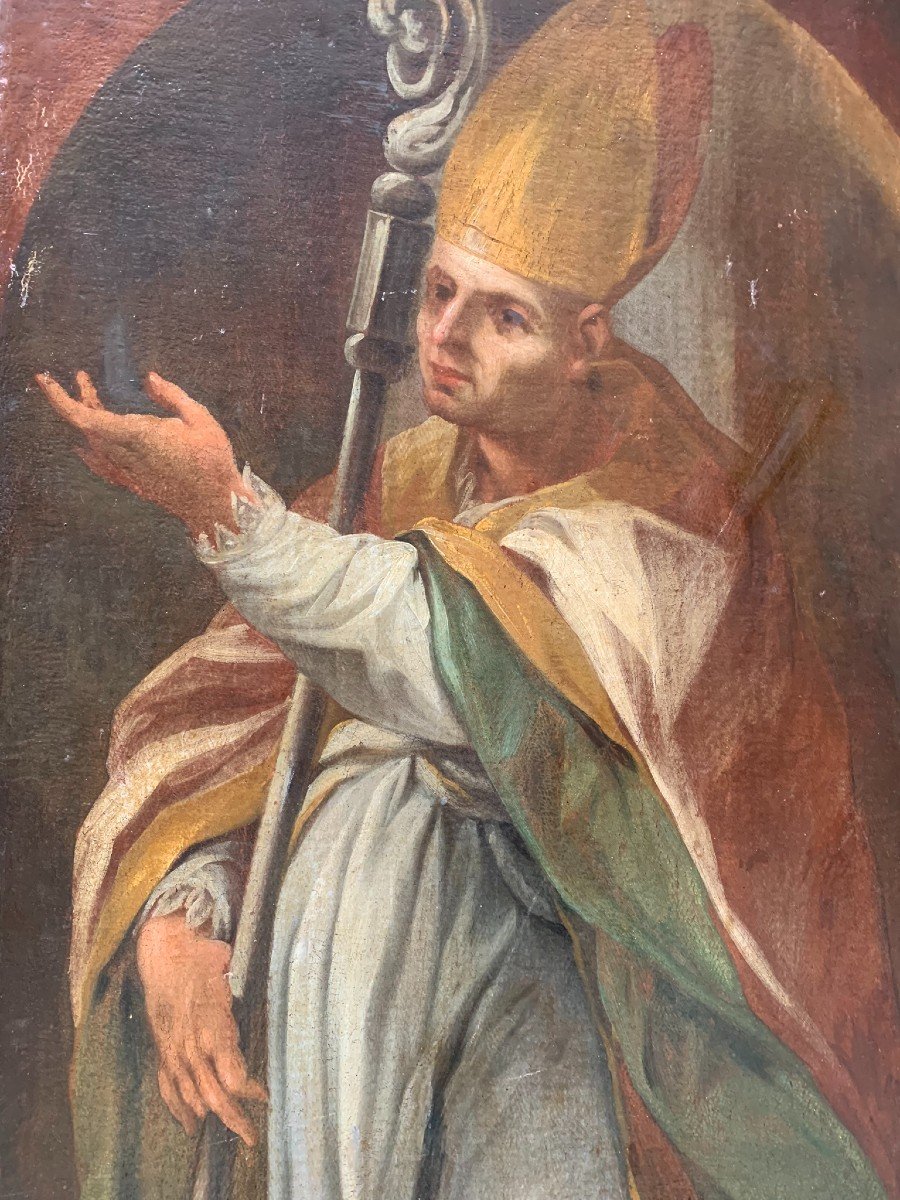 Sant'ambrogio And Sant'agostino. Circa 1700-photo-3