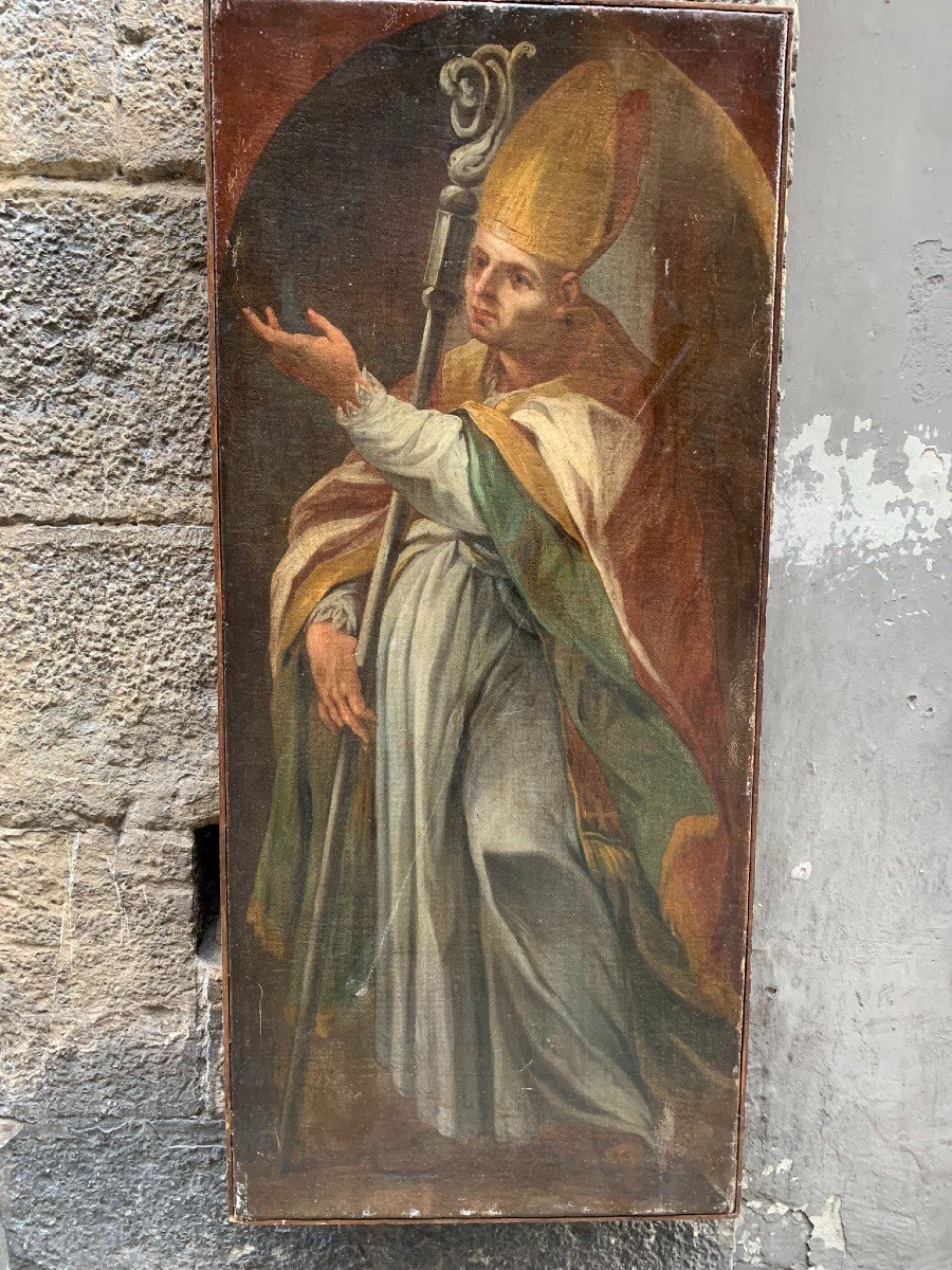 Sant'ambrogio And Sant'agostino. Circa 1700-photo-1