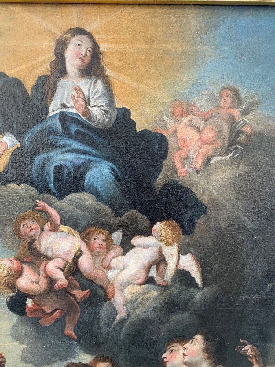 Assumption Of Mary. XVII Century. Schut, Cornelis I (1597-1655, Antwerpen), School.-photo-4