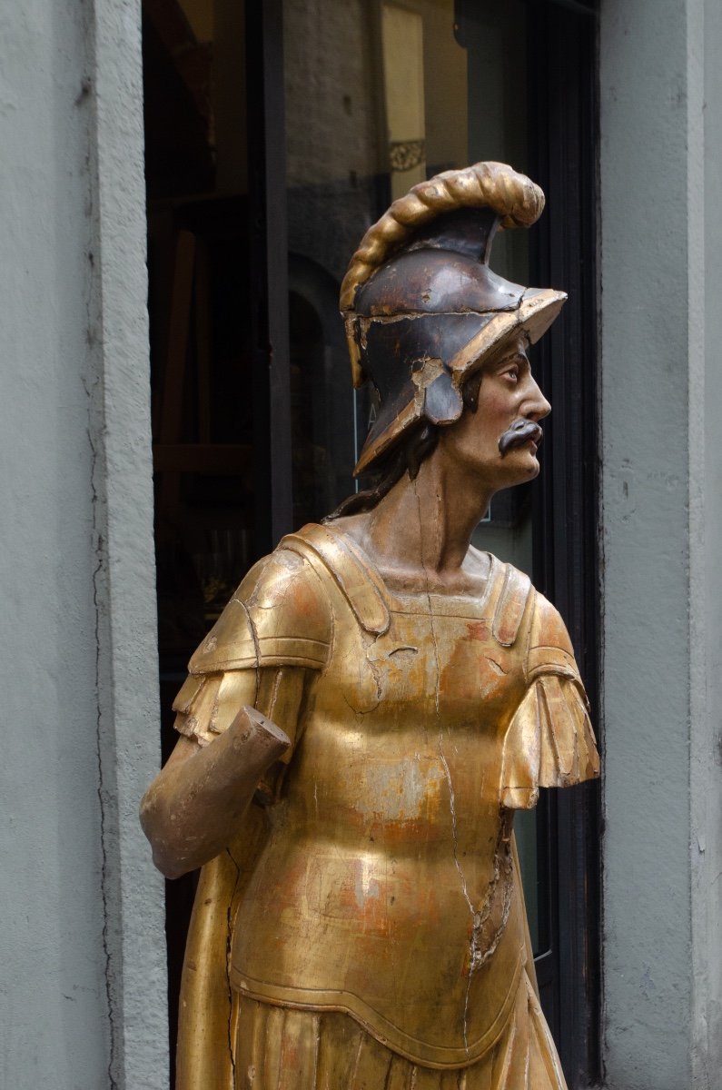 Saint Florian.  Austria Or Hungary. Approx 1700 Or Earlier-photo-2