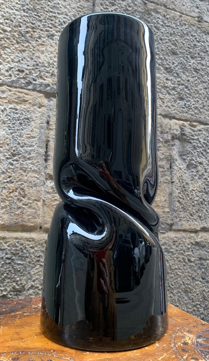 Vase En Verre De Murano. Vers 1980.  Venise 