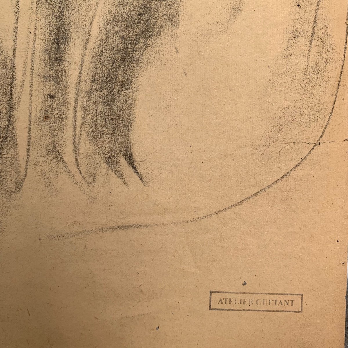 Dessin D’animaux Félins De L’artiste Français Gustave Guétant (1873-1953). -photo-3