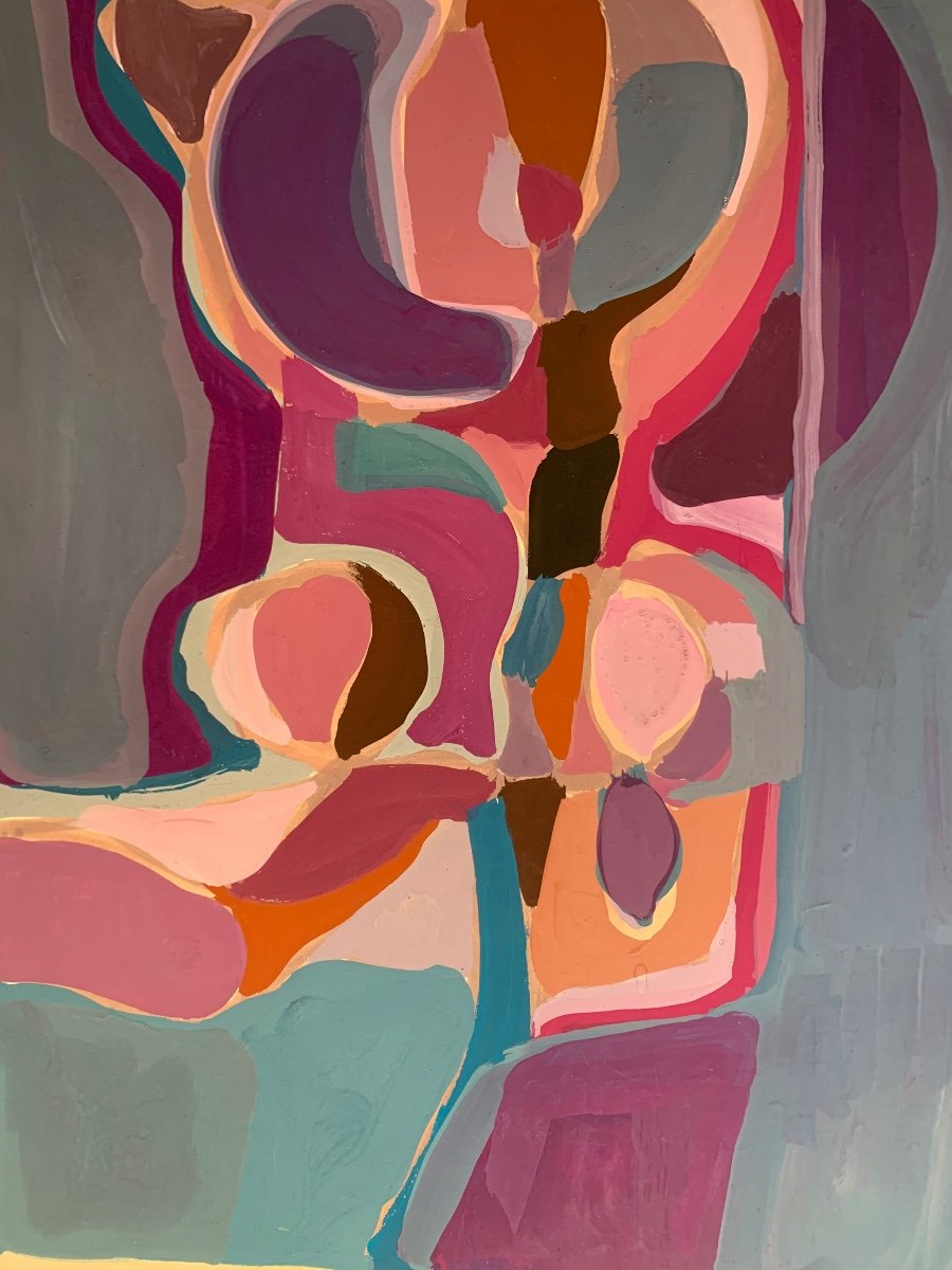 Abstract Geometric Composition With Hints Of The Female Body  Date: Circa 1970-photo-7