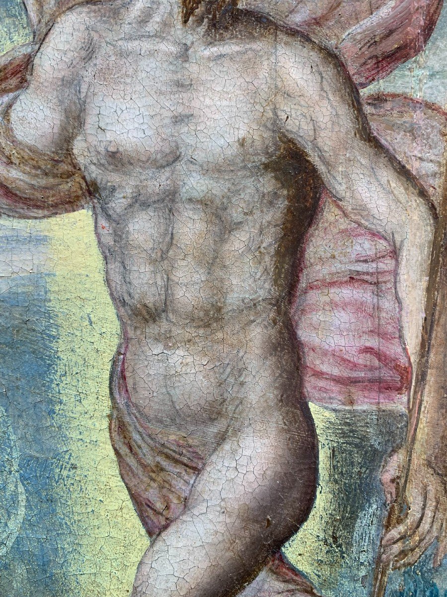 Résurrection Du Christ. Atelier Du Maître Du Fils Prodigue / Jan Mandijn (1500-1560)-photo-2