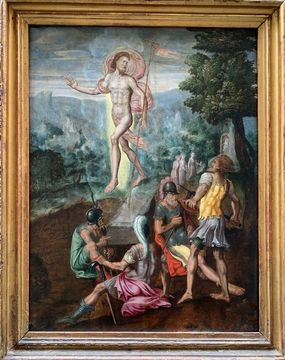 Résurrection Du Christ. Atelier Du Maître Du Fils Prodigue / Jan Mandijn (1500-1560)-photo-6