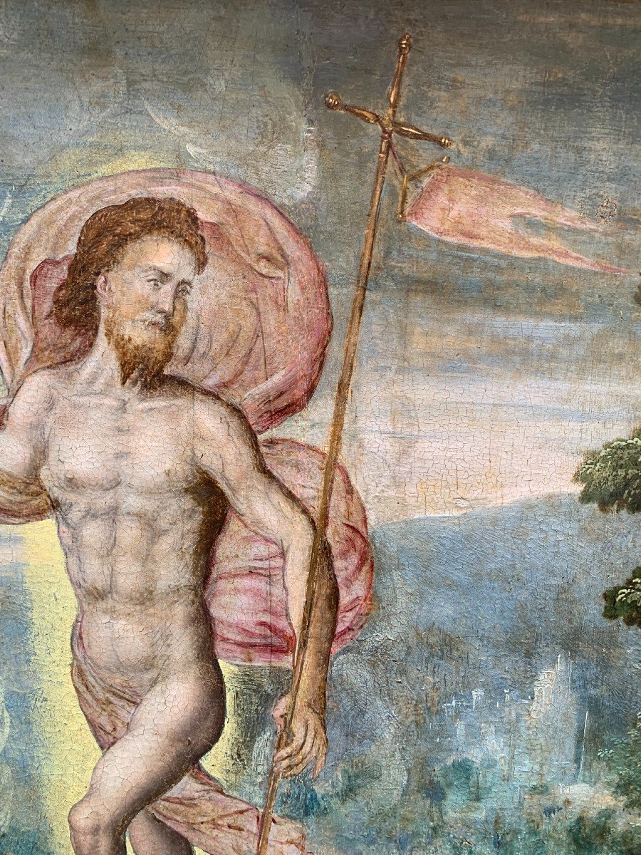 Résurrection Du Christ. Atelier Du Maître Du Fils Prodigue / Jan Mandijn (1500-1560)-photo-8