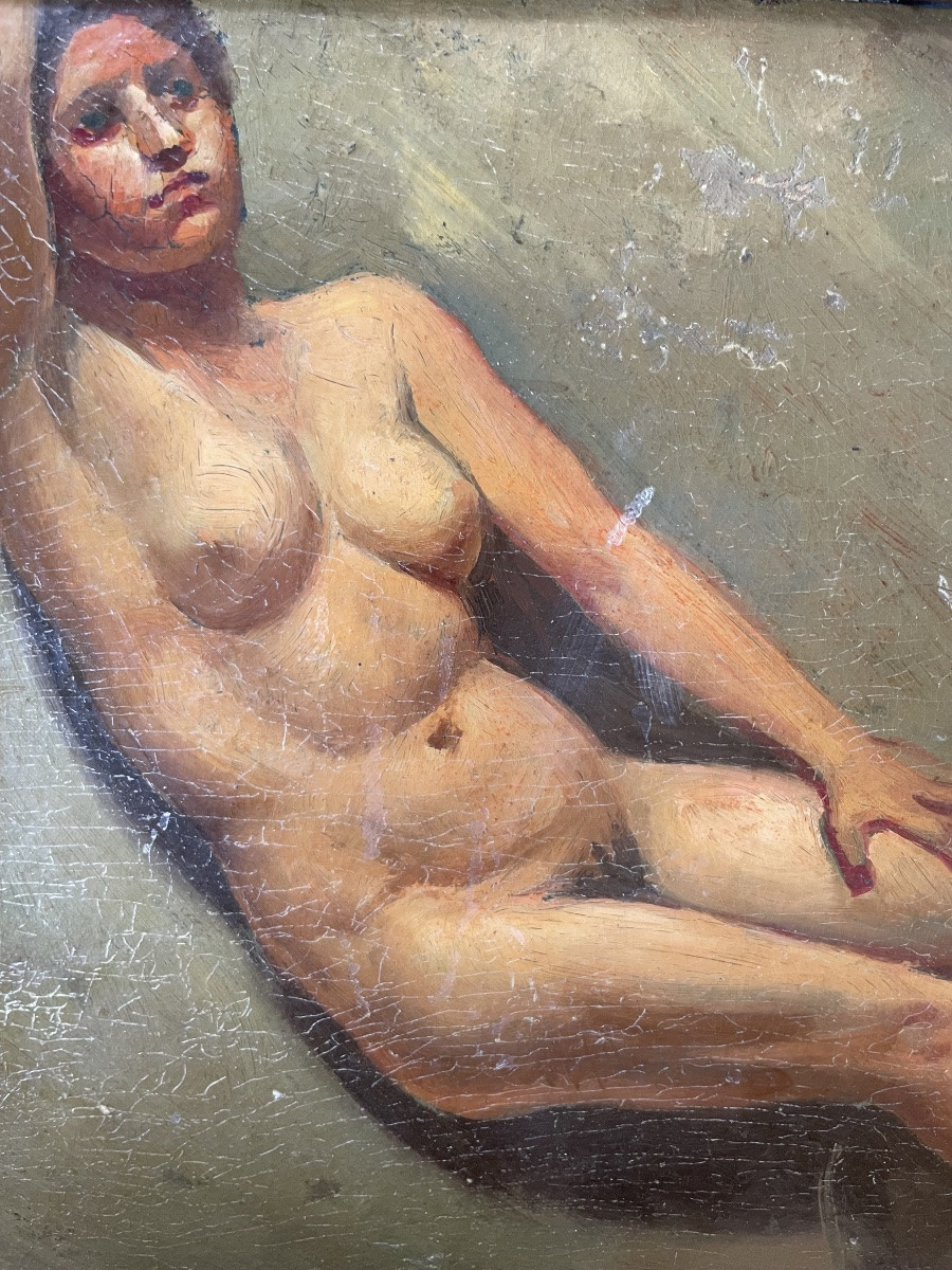 Female Nude, Rome At The Time Of The Return To Order. Ca 1930-photo-2