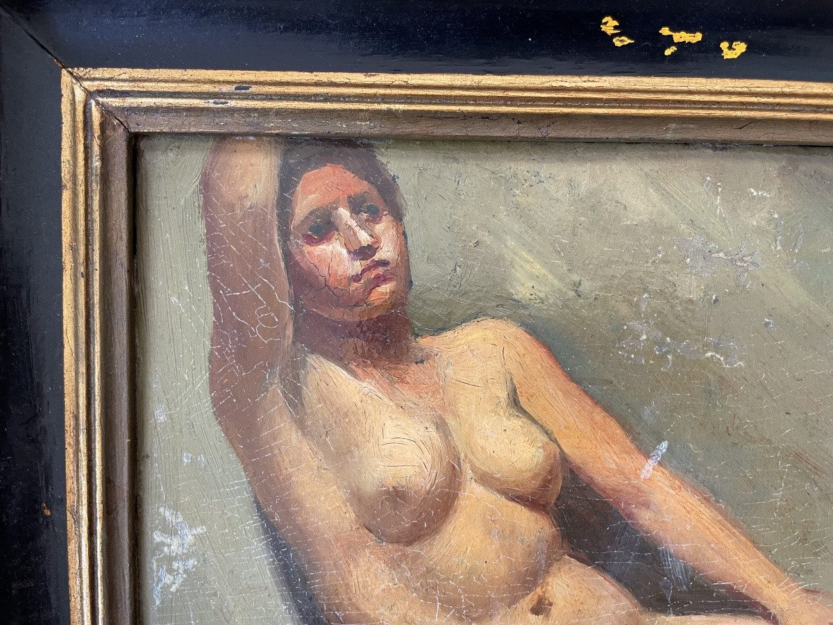 Female Nude, Rome At The Time Of The Return To Order. Ca 1930-photo-2