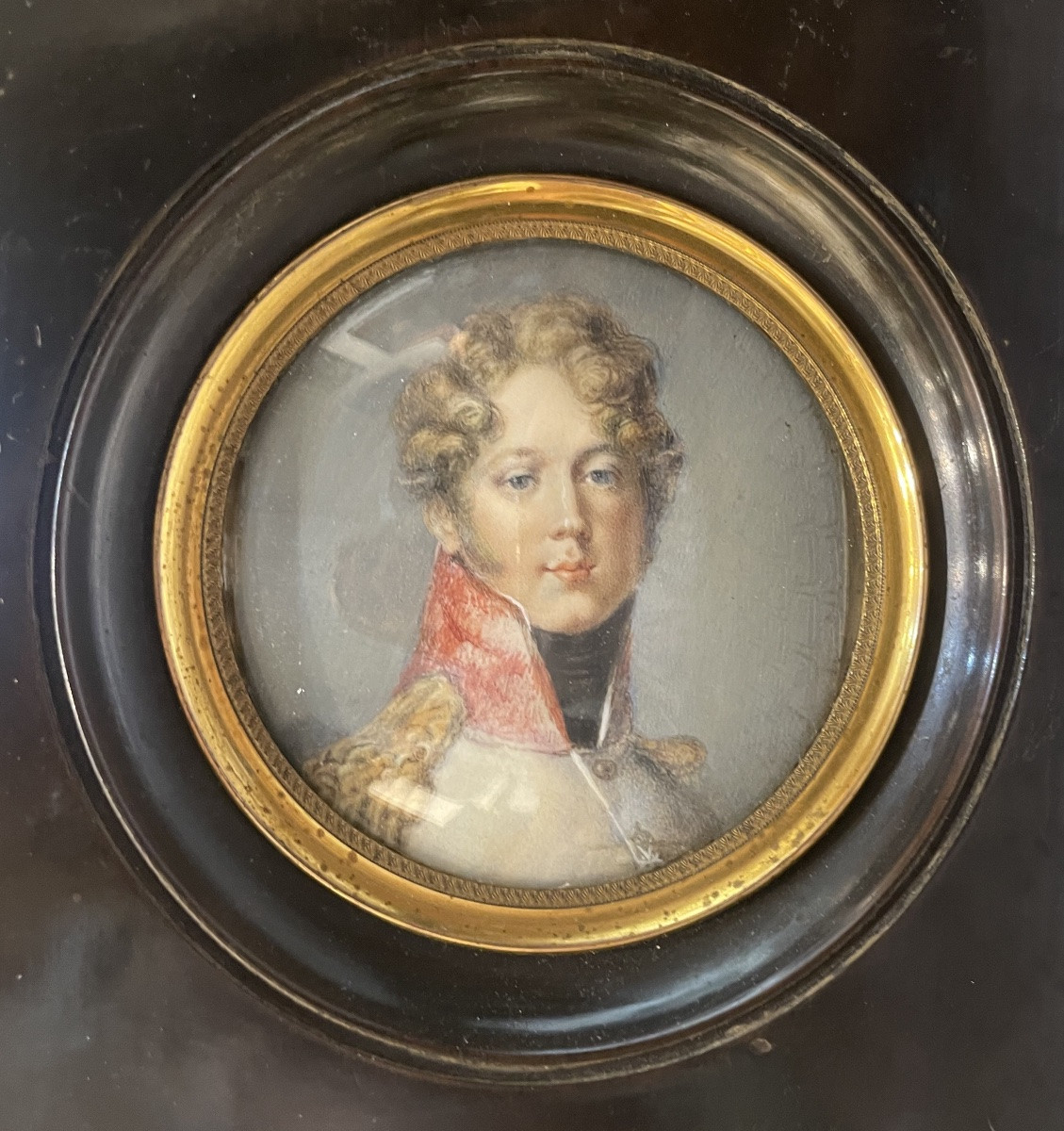 Miniature militaire – Jeune officier autrichien décoré de la croix de l’Ordre de Marie-Thérèse-photo-2