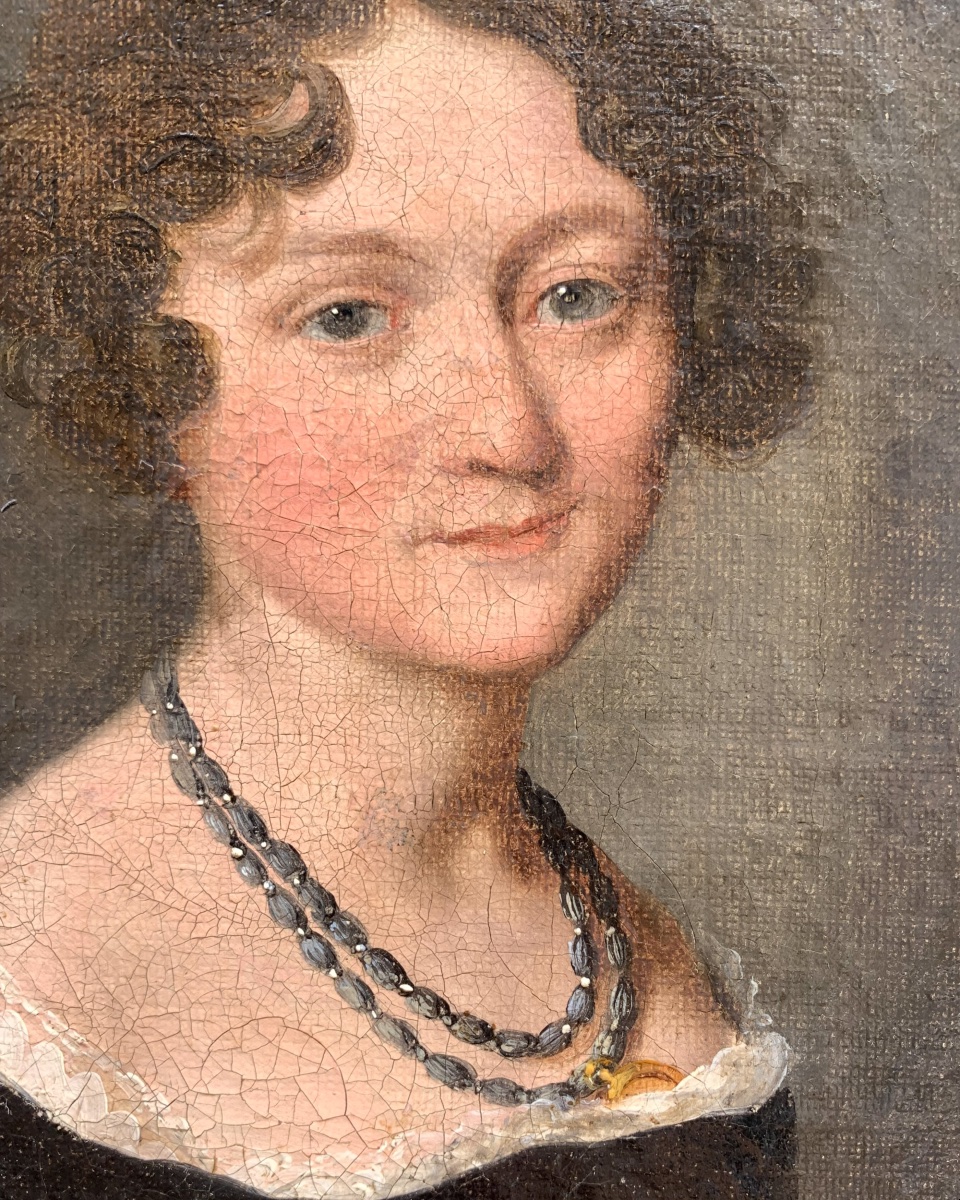 Louis-léopold Boilly (1761–1845) Portrait Of A Young Woman Oil On Canvas Date: Circa 1820 -photo-4