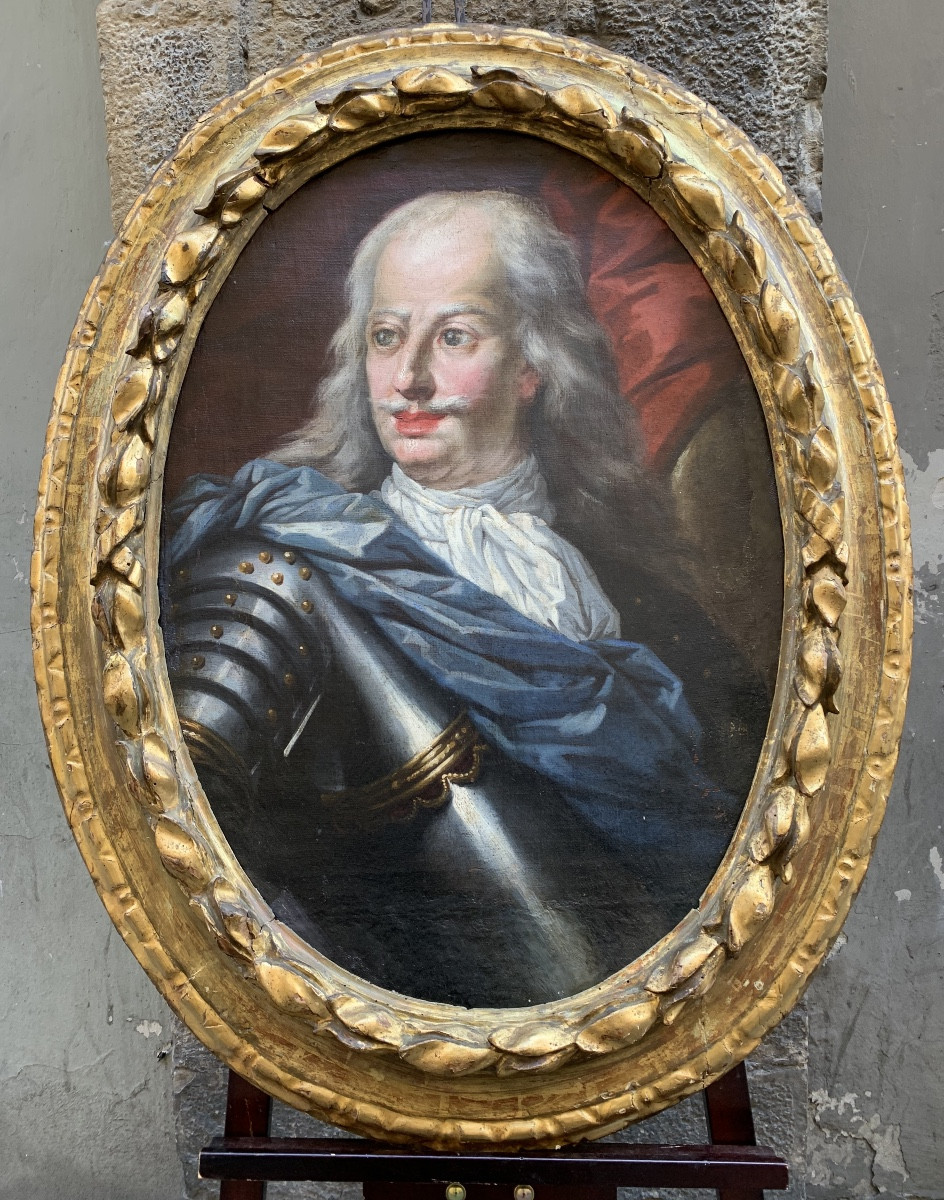 Portrait de Cosme III de Médicis, grand-duc de Toscane, en armure  