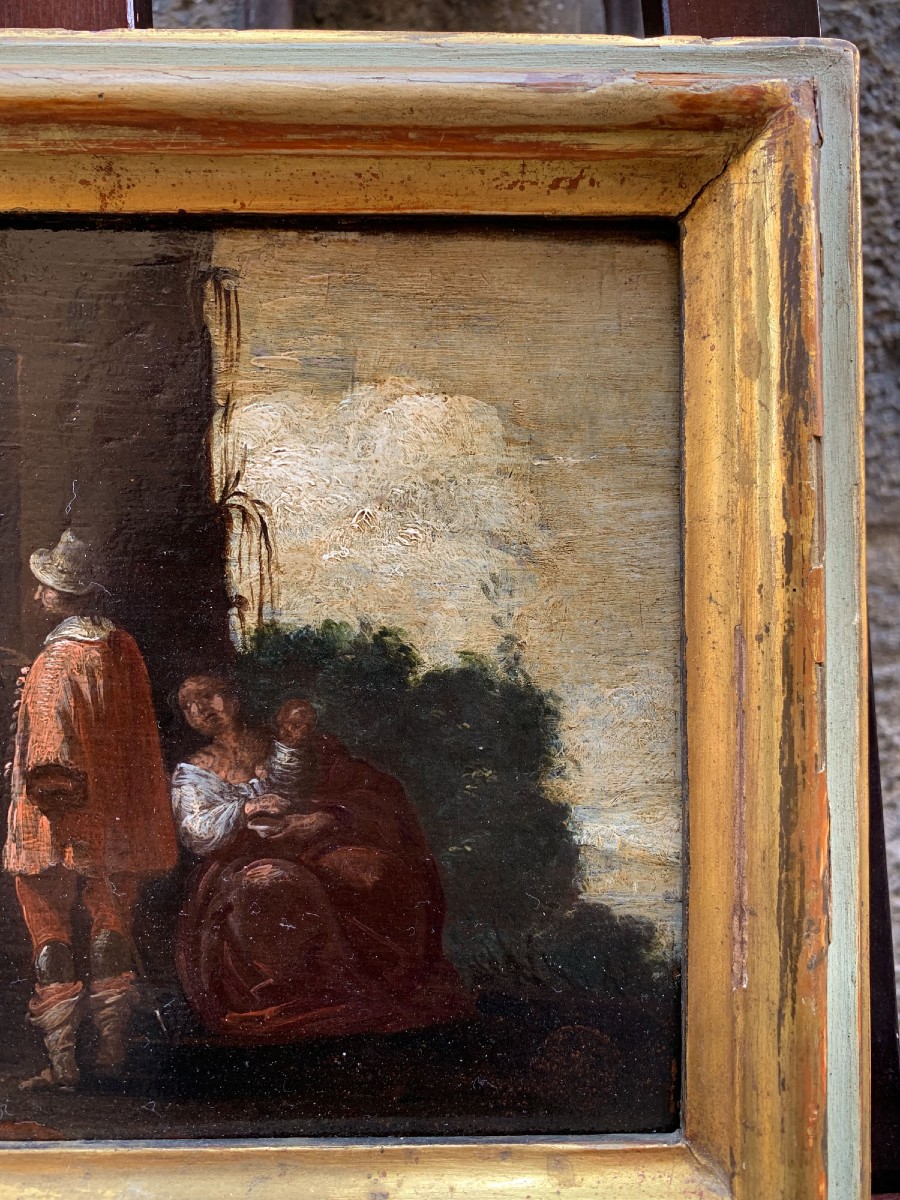 Gentleman With Sword In A Blacksmith’s Forge. Italy, First Half Of The 17th Century-photo-3